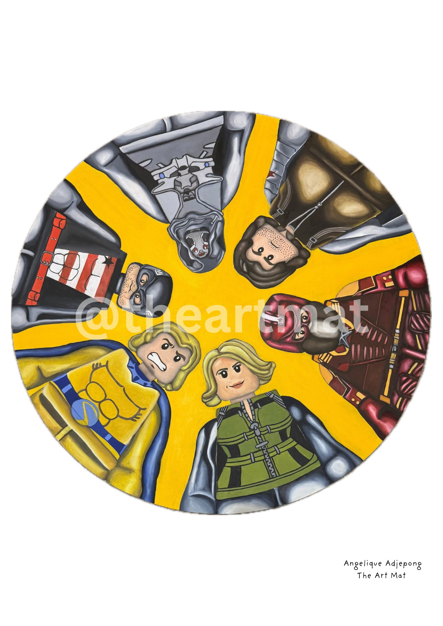THUNDERBOLTS X LEGO (ORIGINAL PAINTING)