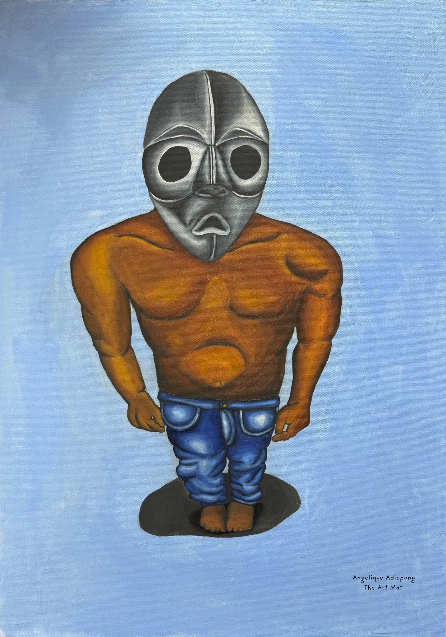 Mango oil painting (A4)