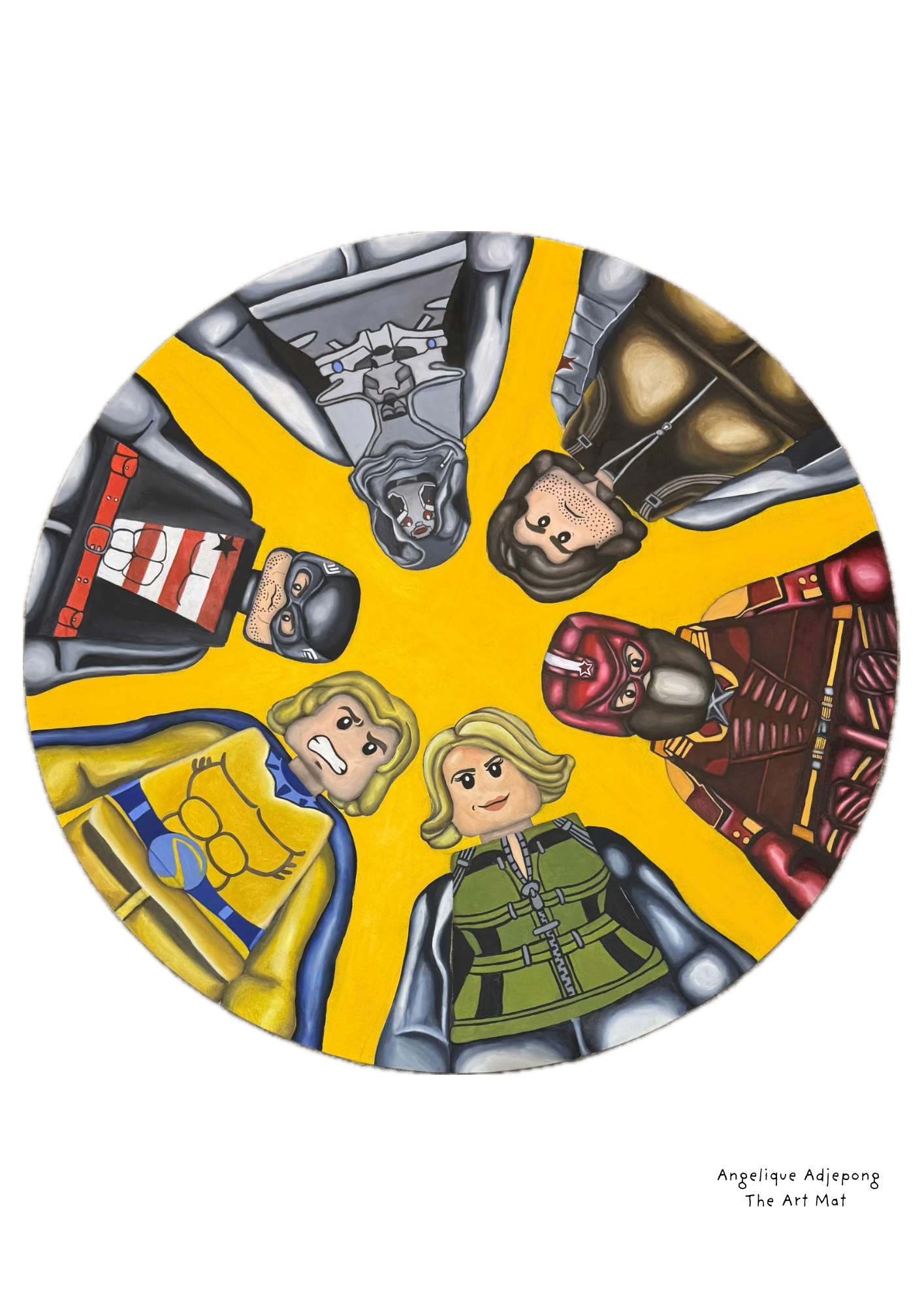 Thunderbolts x Lego oil painting (A3)